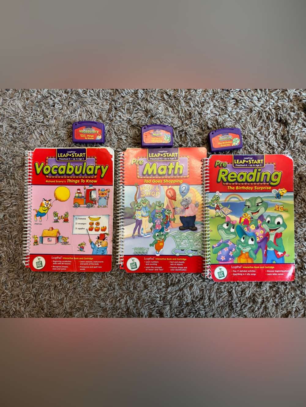 LeapFrog LeapStart Early Learning Set - Red Vocabulary, Math & Reading Books